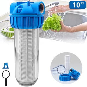 10 Zoll Wasserfilter Trinkwasserfilter Brunnenwasser Schmutzwasser Vorfilter NEU - Bild 1 von 11
