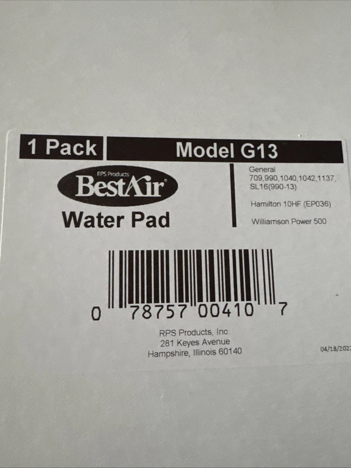 Nuevo BestAir G13 Horno Humidificador Almohadilla de Agua, Recubierto de Cerámica Foto 1 de 1
