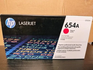 HP Genuine 654A Magenta Cartridge CF333A M651 - NEW SEALED Free Shipping! - Photo 1/2