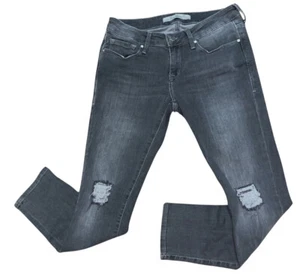 Mavi Jeans Emma Boyfriend Slim Women’s Size 27 distressed Medium Wash Denim - Picture 1 of 10