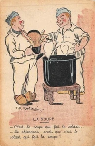 Fantaisie Militaire - Illustrateur - J P Godreine - La soupe - Imagen 1 de 2