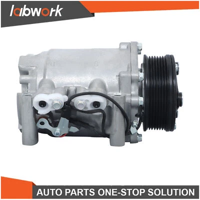 Compressor AC Labwork para Acura RSX 2002-06 Honda Civic com polia de 7 ranhuras novo - Imagem 1 de 4