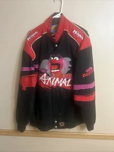 Vintage The Muppets Animal Jeff Hamilton Racing Jacke 2XL Daytona BESCHREIBUNG LESEN - Bild 1 von 7