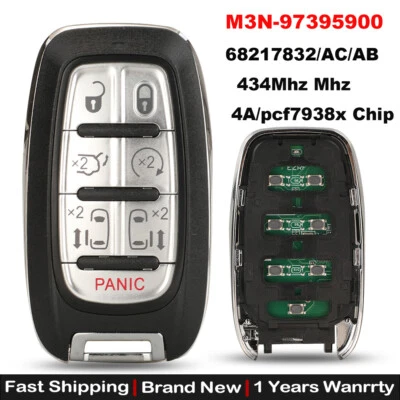 PARA CHRYSLER PACIFICA VOYAGER 2017-2021 LLAVE INTELIGENTE MANDO A DISTANCIA DE PROXIMIDAD 68217832 Foto 1 de 4