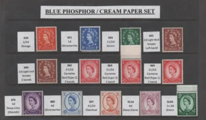 Wilding Specialist - S10 - S146 blauer Phosphor/Cremepapier WMK aufrecht - neuwertig - Bild 1 von 1
