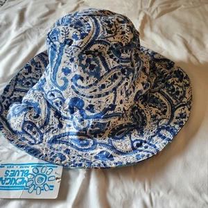 Mexicali Blues - Sombrero de sol reversible de cachemira - Para mujer - Nuevo con etiquetas - Imagen 1 de 3
