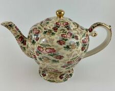 New listing
		Vintage Arthur Wood & Son Staffordshire England PEONY Chintz Teapot 6813