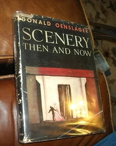 Theatre, Scenery Then and Now, by Donald Oenslager, 1st, HBDJ, 1936, Illustrated - Picture 1 of 6