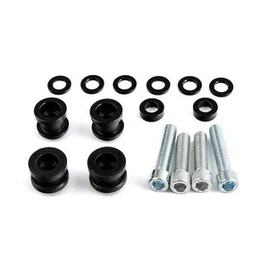 Black Mount Docking Hardware Kit Fit For Harley Softail Fat Boy Breakout 2018-Up - Picture 1 of 6
