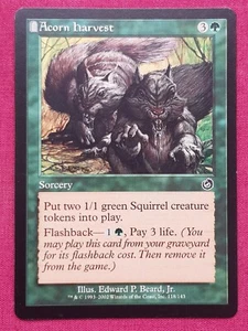 Magic The Gathering TORMENT ACORN HARVEST green card MTG - Bild 1 von 2