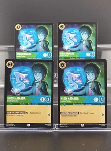 Disney Lorcana Hiro Hamada - Intuitive Thinker 106/204 Reign of Jafar UC 4 Cards - Picture 1 of 1