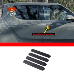 Carbon Look Decals Side Door Handle Grab Sticker Vinyl For RIVIAN R1T 2022-2023 - Picture 1 of 8