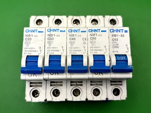 Chint NB1-63 MCB - C20 971340 C32 971342 C40 971343 C50 971344 C63 51113 - Picture 1 of 9
