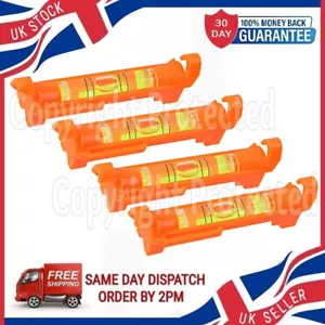 4PC LINE CORD HANGING SPIRIT LEVEL BUBBLE STRING VIAL BLOCK WORK BRICKWORK TOOL - Picture 1 of 4