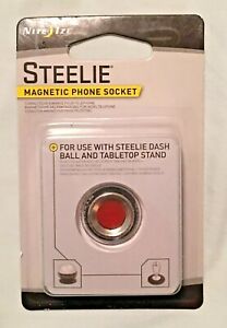 Nite Ize Steelie Silver Magnet Phone Socket Universal Use with Ball STSM-11-R7