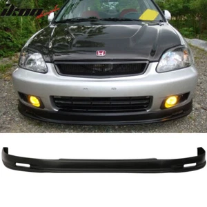 Fits 99-00 Honda Civic Front Bumper Lip Spoiler Splitter Mug Style Unpainted PP - Picture 1 of 7