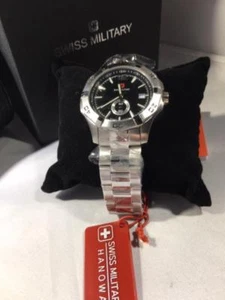 OROLOGIO SVIZZERO MILITARE Immersion Uomo Acciaio Inox HANOWA 06-5I2-04-007 - Foto 1 di 7