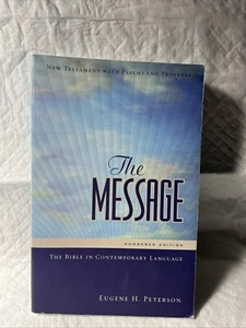 The Message - Numbered Edition (Eugene H. Peterson 2002 Hardcover) - Foto 1 di 1