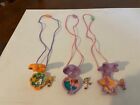 Lot polly pocket bluebird vintage colliers médaillons