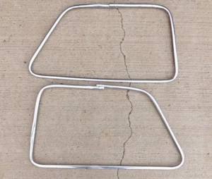 1947 1954 Chevy GMC Truck STAINLESS DOOR WINDOW REVEAL MOLDINGS Original GM pr - Picture 1 of 19