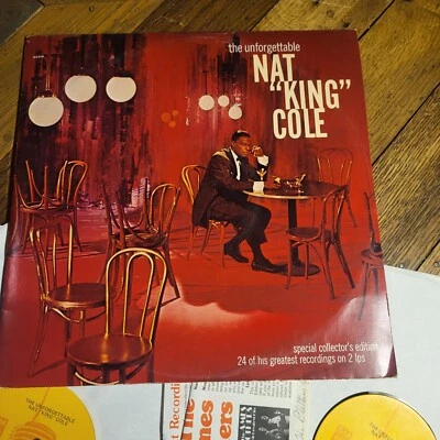 NAT "KING" COLE Collectors Edition 24 Greatest On 2 LP SLB-8294 VTG VINYL VG/VG+ - Image 1 of 4