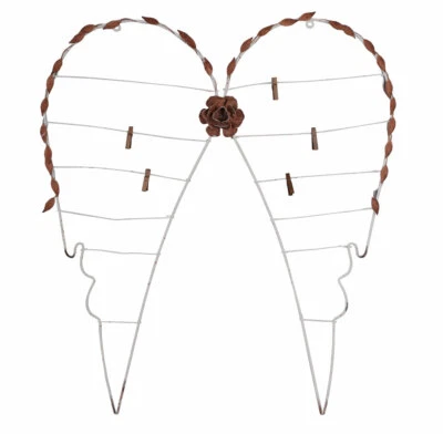 Memo Board Wings Wall Board Shabby Angel Wings Memo Wall Pin Board Picture Frame - Image 1 of 4