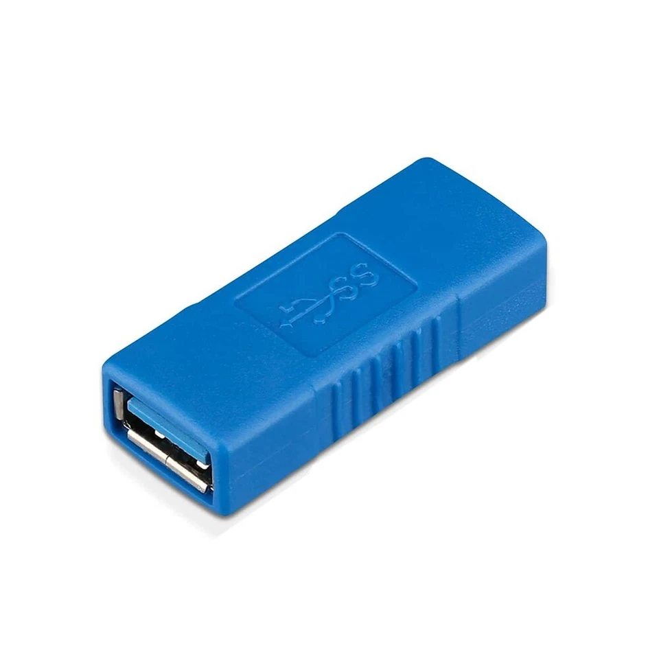 Durable USB Female to Female 3.0 Type A Adapter Coupler Gender Changer Connector - Image 1 of 1