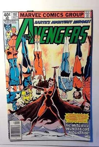 Avengers #187 1979 Marvel Newsstand Scarlet Witch Wonder Man Captain America - Picture 1 of 1