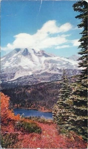 Magnificent Mount Rainier Washington Postcard CA 635 Unposted - Picture 1 of 2