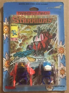 Vintage STARRIORS Transfer Rings Marvel Comic No 3 Honor TOMY 1984 5307 Japan - Picture 1 of 12