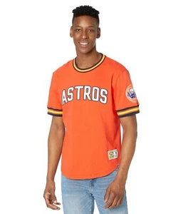 Camiseta de lanzamiento salvaje Mitchell & Ness MLB Astros grande naranja - Imagen 1 de 3