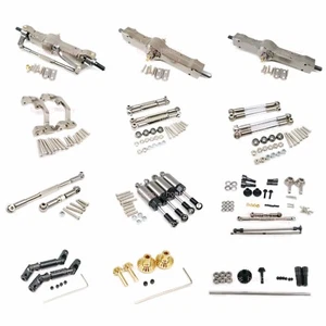 Aluminum metal Upgrade DIY parts For WPL C14 C24 Off-road 1:16 Rc Car Titanium - Picture 1 of 76