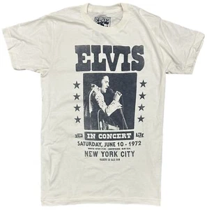 Elvis Presley Men's Official Merchandise In Concert 1972 Vintage Tee T-Shirt - Picture 1 of 1