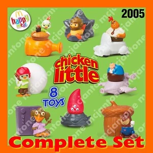 JUEGO MIP 8 McDonald's 2005 CHICKEN LITTLE Disney FOXY LOXY peces fuera del agua ABBY - Imagen 1 de 3