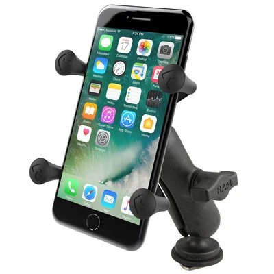 RAM Track Mount w/ X-Grip Holder for Large Cell Phone/Smartphone - Fits w/ Cases - Image 1 of 2