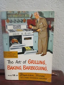 1952 DUNCAN HINES RECIPE BOOKLET THE ART OF GRILLING BAKING BARBECUING COMPLETE! - Picture 1 of 6