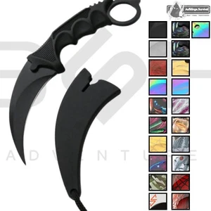 CS GO Karambit Real Knife Messer Collection + Bolsa de cuchillo Navaja Nuevo EDC - Imagen 1 de 197