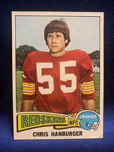 1975 Topps Football Card. Chris Hanburger #419 - Picture 1 of 7