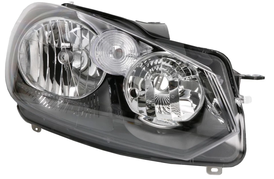 1X PHARE AVANT DROITE ÉLECTRIQUE + MOTEUR POUR VW GOLF VI 2008-2014 - Photo 1/2