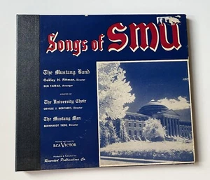 Songs of Southern Methodist University (SMU) | 1935 RCA Victor ~ 4 Record Set - Foto 1 di 8