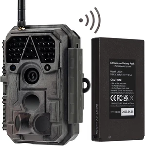 P100P Fototrappola Infrarossi Invisibili Wifi Con Batteria Al Litio Ricaricabile - Foto 1 di 12