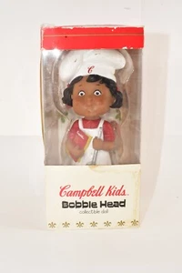 VINTAGE AFRICAN AMERICAN CAMPBELL'S KIDS BOBBLE HEAD COLLECTIBLE DOLL NIB - Picture 1 of 8