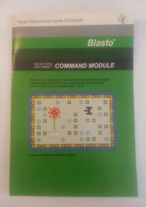 TI-99/4a Blasto Game 1980 Manual Only Texas Instruments Home Computer - Picture 1 of 3