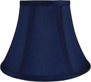 Softback Bell Lampshade, Faux Silk, 5"x 9"x 7",  Spider-Fitter, Many colors - Picture 1 of 14
