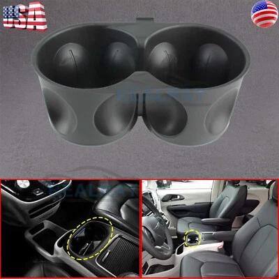 Para Consola Chrysler Pacifica Voyager 2017-2024 Portavasos Forro Inserto NUEVO Foto 1 de 4