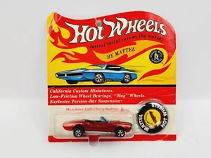 HOT WHEELS REDLINE CUSTOM FIREBIRD HK RED NEW ON ROSEBUD CARD VERY NICE!! - Picture 1 of 19