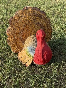 Centrotavola Ringraziamento Cartapesta 13” Turchia Raccolta Autunno Decorazione Tavolo LEGGI - Foto 1 di 8
