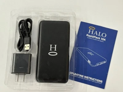 Banco de alimentación Halo RapidPack 10K DLX salida USB-A/entrada USB-C con pantalla digital Foto 1 de 4