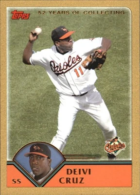 2003 Topps Traded Gold #T68 Deivi Cruz/2003 - BB - Image 1 of 2