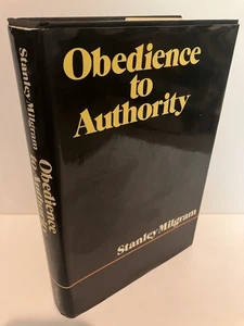 OBEDIENCE TO AUTHORITY by Stanley Milgram 1st Edition/1st Printing 1974 VG/VG - Picture 1 of 6